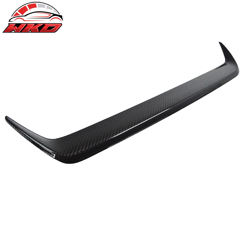 Fits 15-17 Subaru WRX STI Front Grille Garnish Cover Trim Matte Carbon Fiber