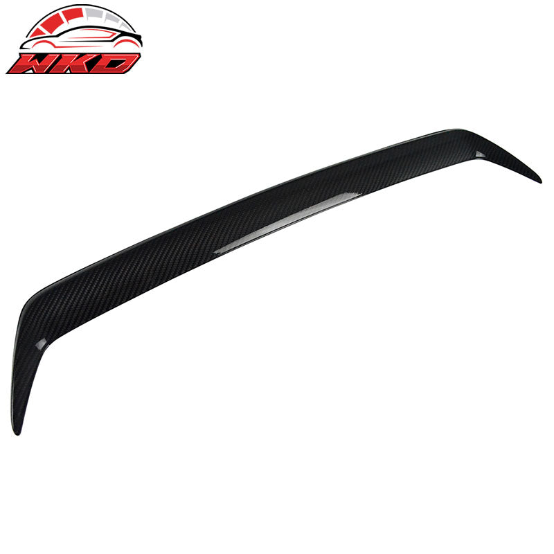 Fits 15-17 Subaru WRX STI Front Grille Garnish Cover Trim Matte Carbon Fiber