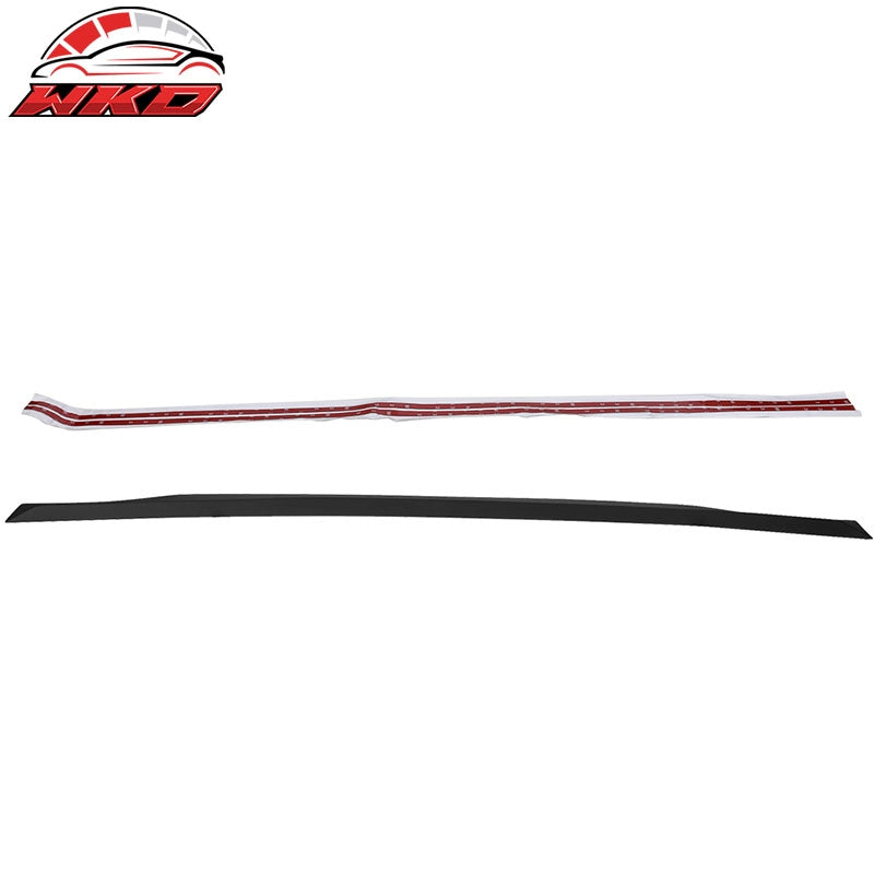 For 08-21 Subaru WRX & STI Gurney Flap Add-On Trunk Spoiler Wing FRP Matte Black