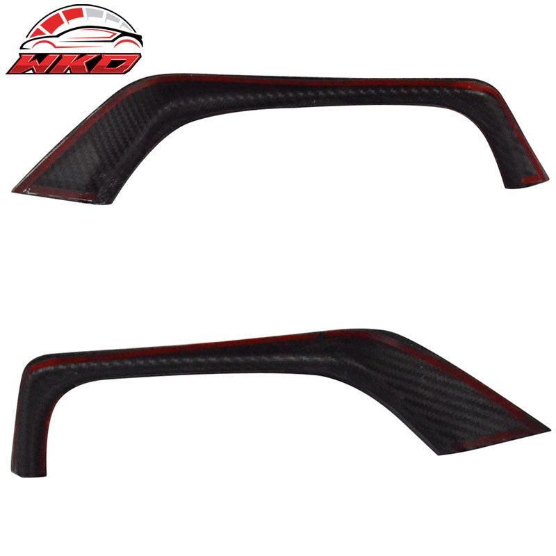 Fits 15-21 Subaru WRX STI Rear Exhaust Pipe Cover Heat Shield Carbon Fiber CF