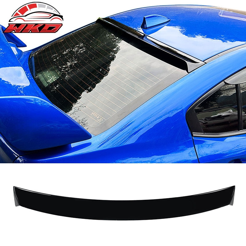 Wholesale 15-21 Subaru WRX STI IKON Style Rear Roof Window Spoiler Wing Gloss Black