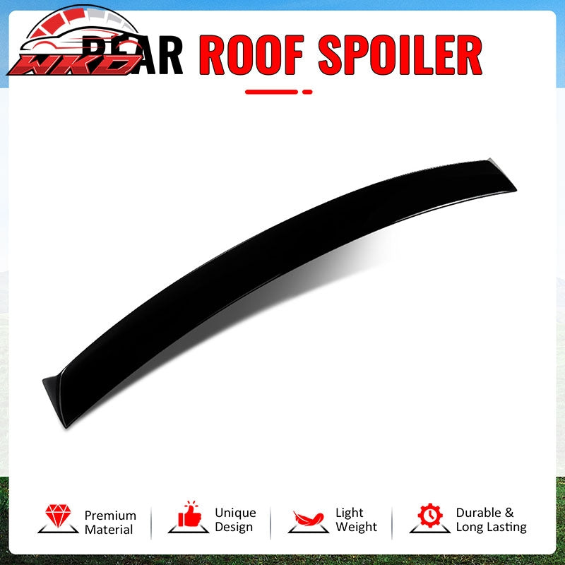 Fits 15-21 Subaru WRX STI IKON Style Rear Roof Window Spoiler Wing Gloss Black