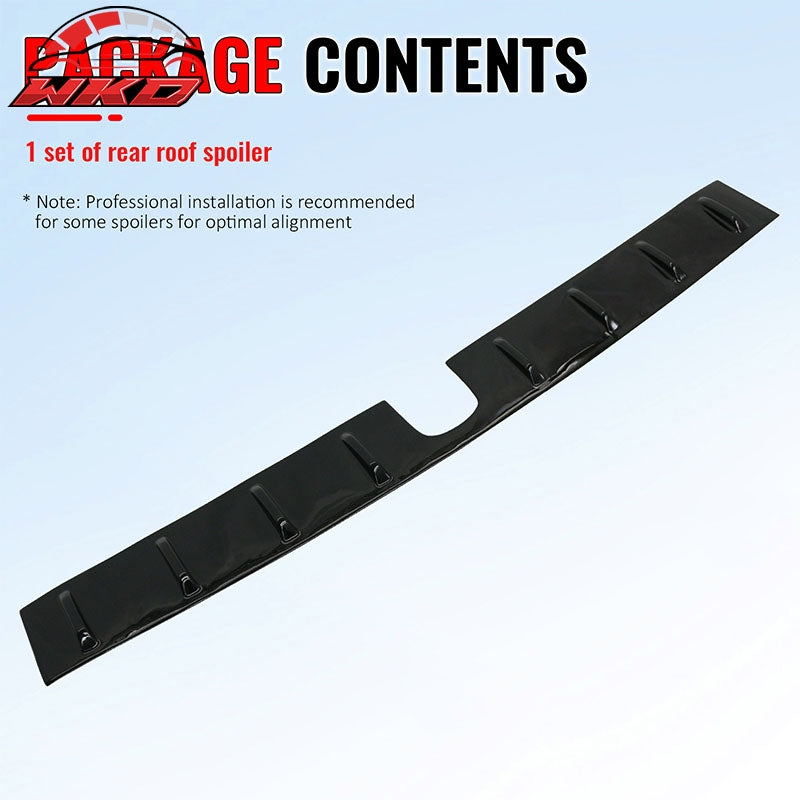 Fits 15-21 Subaru WRX STI & 12-16 Impreza OE Style Roof Spoiler Gloss Black PP