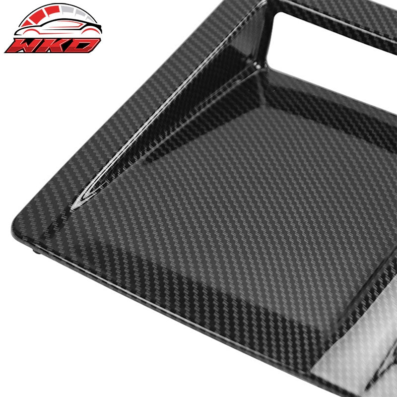Fits 15-21 Subaru WRX & STI Rear Bumper Air Vent Corner Cover Carbon Fiber Print