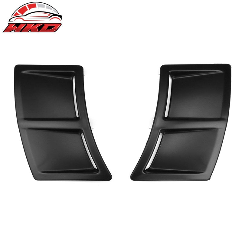 Fits 15-21 Subaru WRX & STI Rear Bumper Air Vent Corner Fender Cover Matte Black