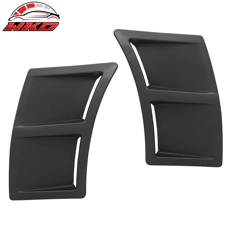 Fits 15-21 Subaru WRX & STI Rear Bumper Air Vent Corner Fender Cover Matte Black