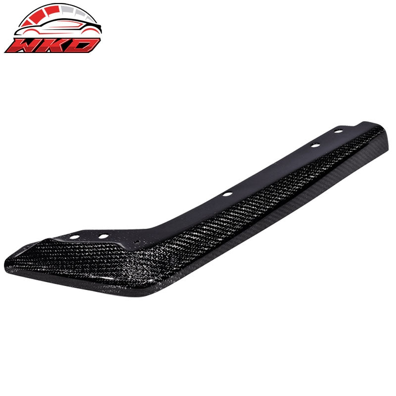 Fits 15-21 Subaru WRX/STI Rear Bumper Apron Splitters - Matte Carbon Fiber