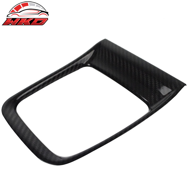 Fits 15-21 Subaru WRX STI Front Gear Shift Shifter Cover Trim Matte Carbon Fiber