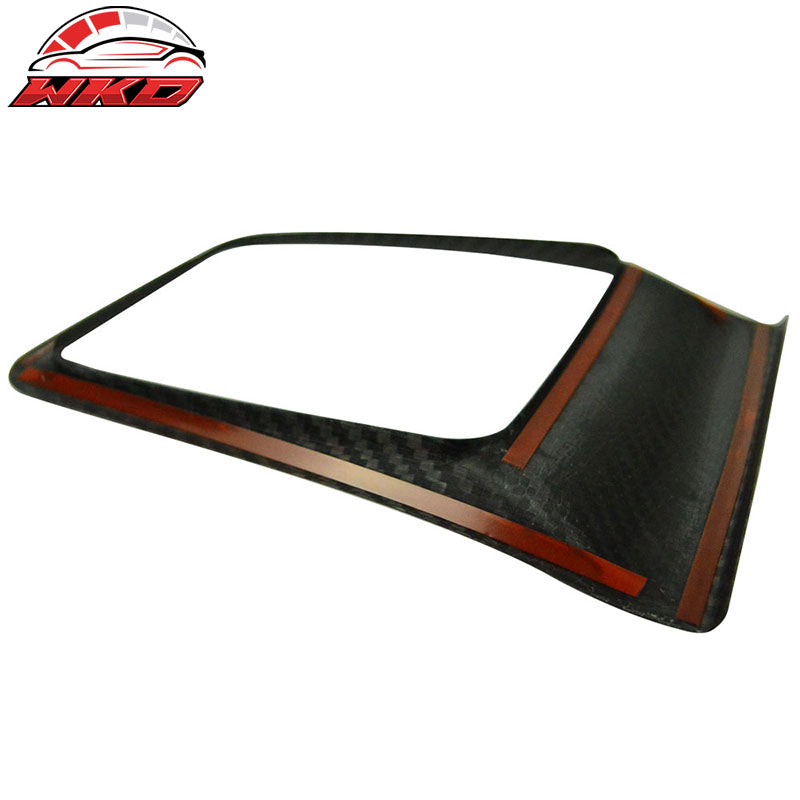 Fits 15-21 Subaru WRX STI Carbon Fiber CF Front Gear Shifter Panel Cover Trim