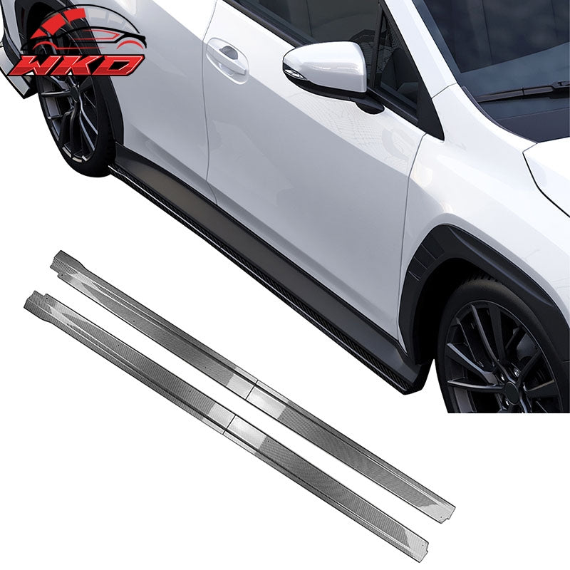 Wholesale 22-26 Subaru WRX STI Side Skirt Extension Molding Lip PP Carbon Fiber Print
