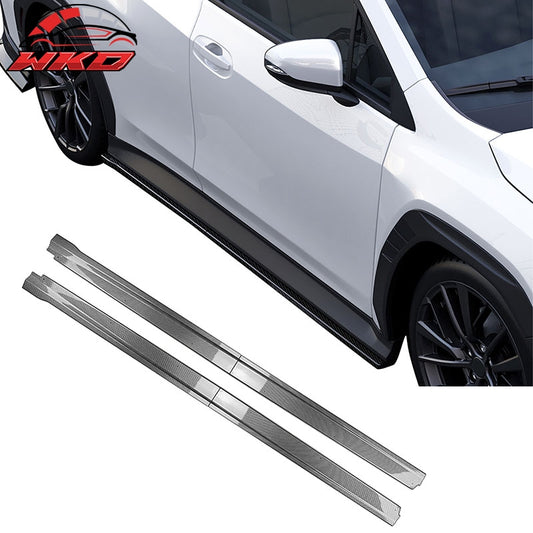 Wholesale 22-26 Subaru WRX STI Side Skirt Extension Molding Lip PP Carbon Fiber Print - Wikond Auto