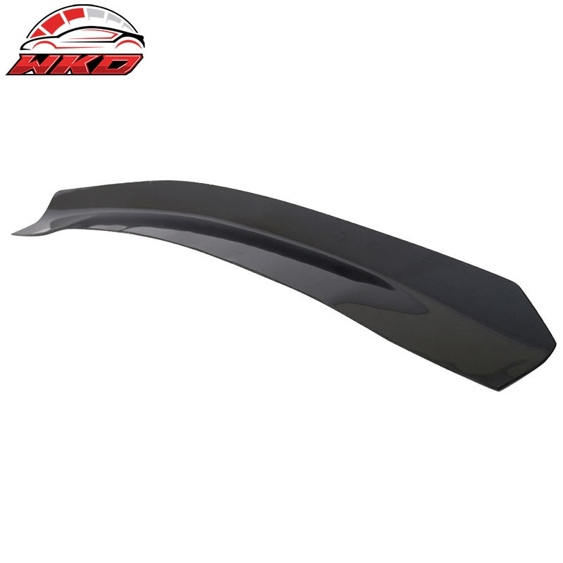 Fits Subaru WRX STI Top Gurney Flap Add-On Trunk Spoiler Wing Transparent Smoke