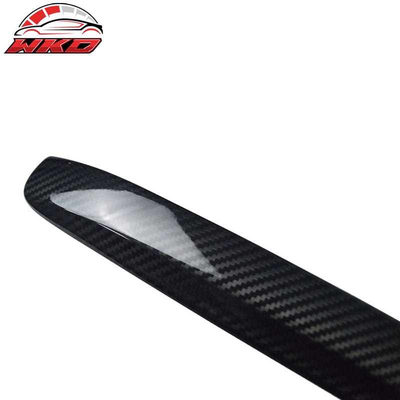 Fits 15-21 Subaru WRX STI Rear Trunk Lid Garnish Trim Cover Matte Carbon Fiber