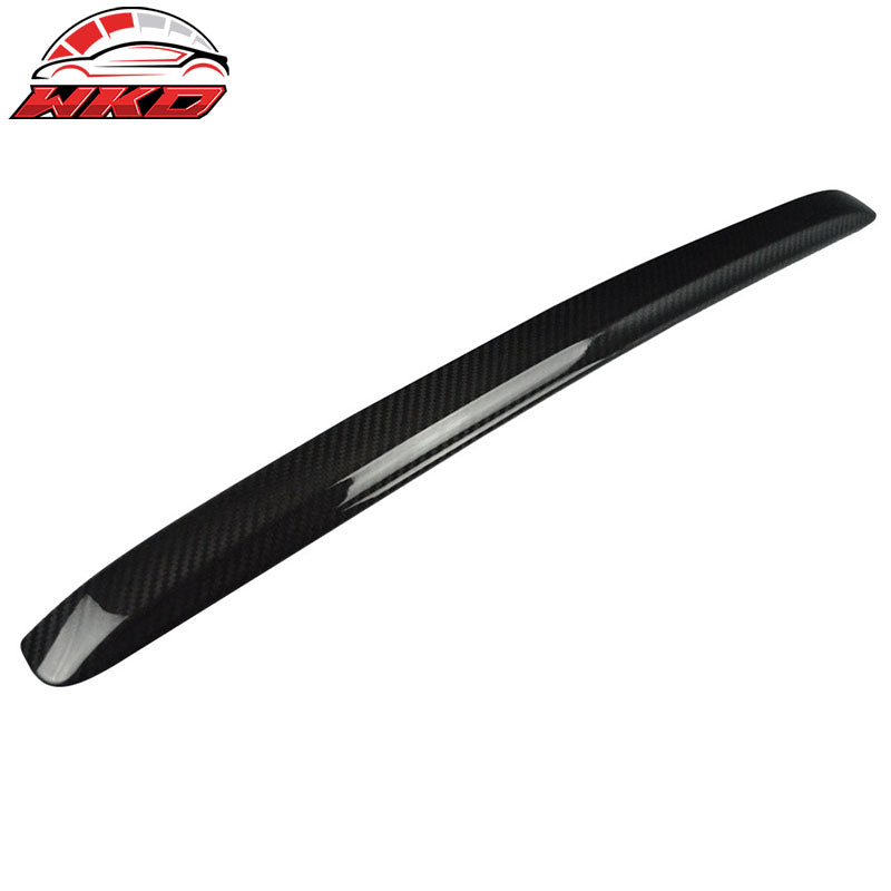 Fits 15-21 Subaru WRX STI Rear Trunk Lid Garnish Trim Cover Matte Carbon Fiber