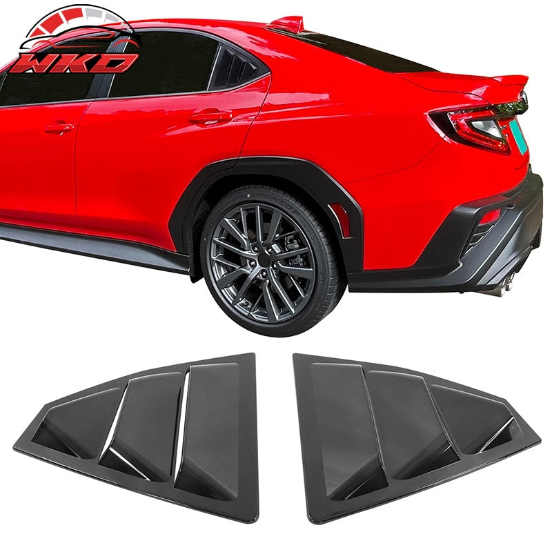 Wholesale 22-26 Subaru WRX IKON Style 2PCS Side Window Louver Vent Cover Unpainted PC