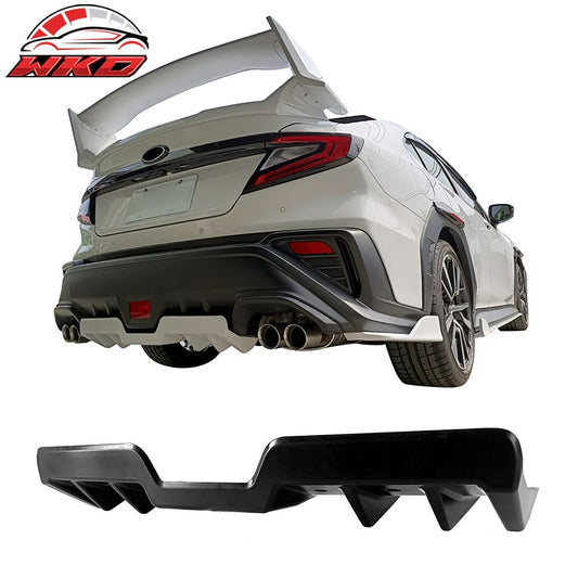 Wholesale 22-26 Subaru WRX VB 5th Add On Shark Fin Rear Bumper Diffuser Primer Black