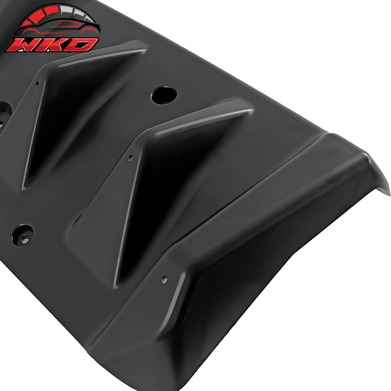 Fits 22-26 Subaru WRX VB 5th Add On Shark Fin Rear Bumper Diffuser Primer Black