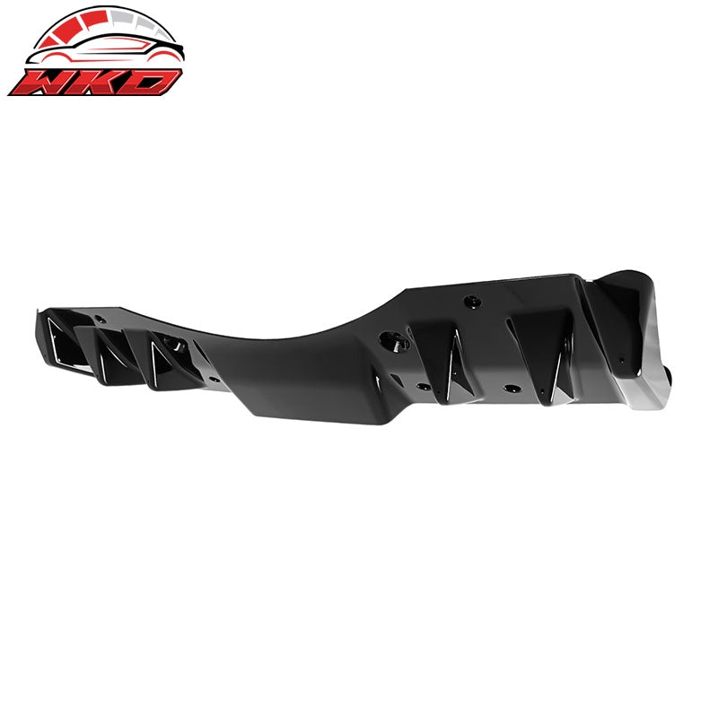 Fits 22-26 Subaru WRX VB 5th Added On Shark Fin Rear Bumper Diffuser Gloss Black