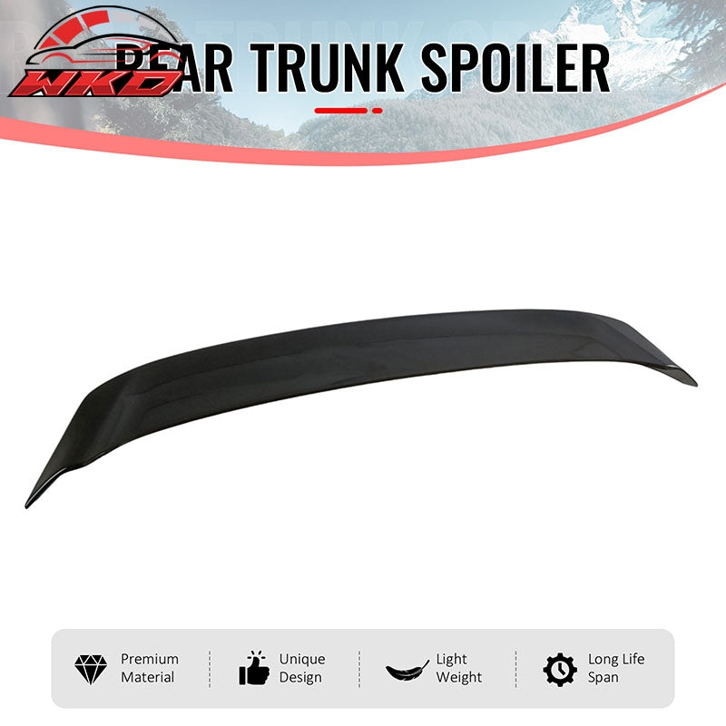 Fits 2022-2026 Subaru WRX VB DTO Style Rear Trunk Spoiler Wing ABS Gloss Black