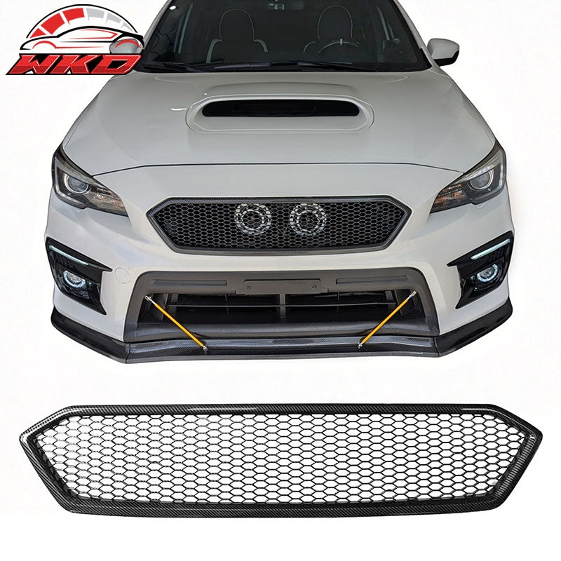 Wholesale 18-21 Subaru WRX/WRX STI Carbon Fiber Print Honeycomb Front Upper Grille PP