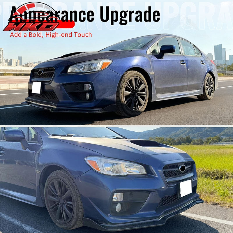 Wholesale 15-21 Subaru WRX/WRX STI Front Bumper Lip Carbon Fiber IKON Style Spoiler - Wikond Auto
