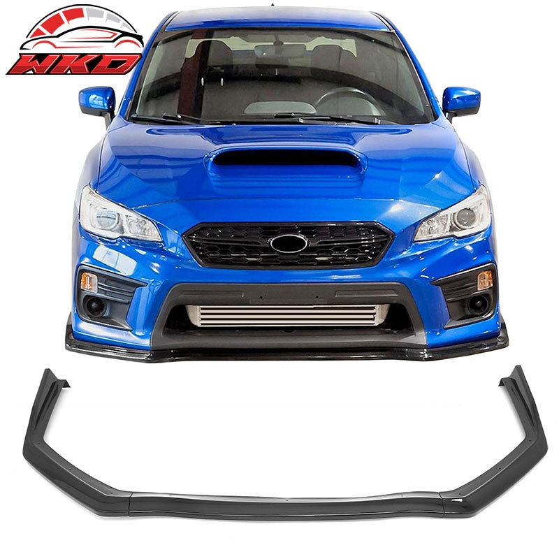 Wholesale 15-21 Subaru WRX & WRX STI Gloss Black Front Bumper Lip Spoiler 3PCS Set - Wikond Auto
