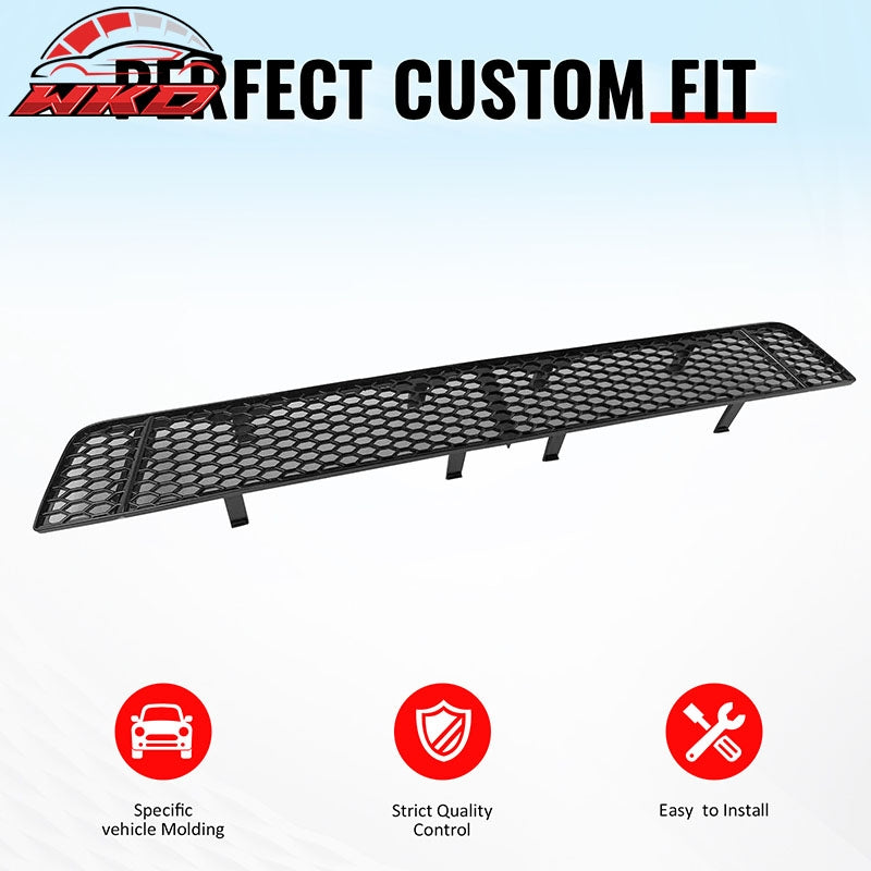 Fits 18-21 Subaru WRX/WRX STI Gloss Black Honeycomb Front Bumper Lower Grille PP