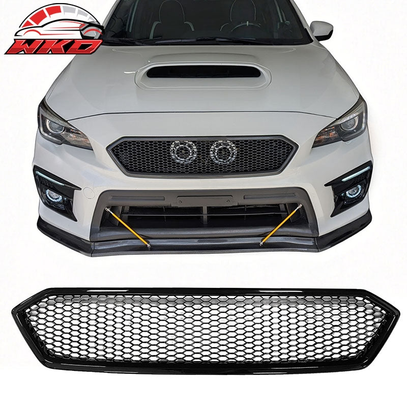 Wholesale 18-21 Subaru WRX/WRX STI Gloss Black Honeycomb Style Bumper Upper Grille PP