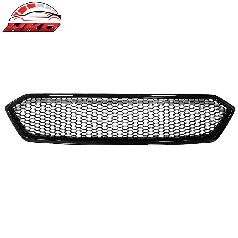 Fits 18-21 Subaru WRX/WRX STI Gloss Black Honeycomb Style Bumper Upper Grille PP