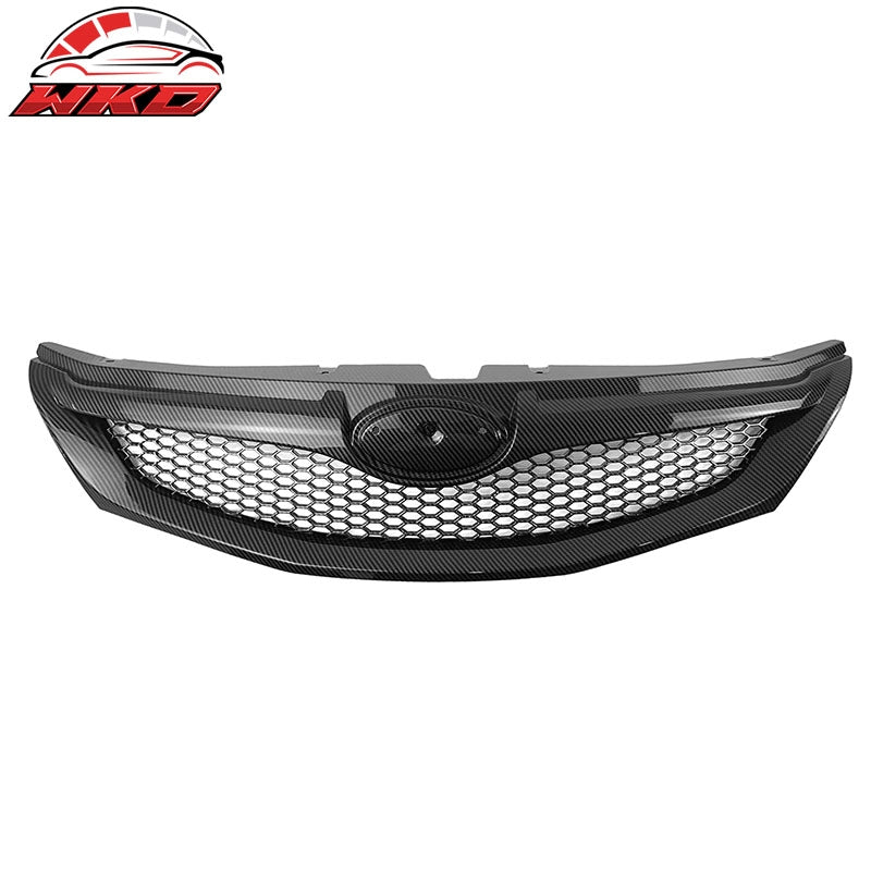 Wholesale 08-10 Subaru WRX & WRX STI Hatchback Honeycomb Style Grille CF Print ABS