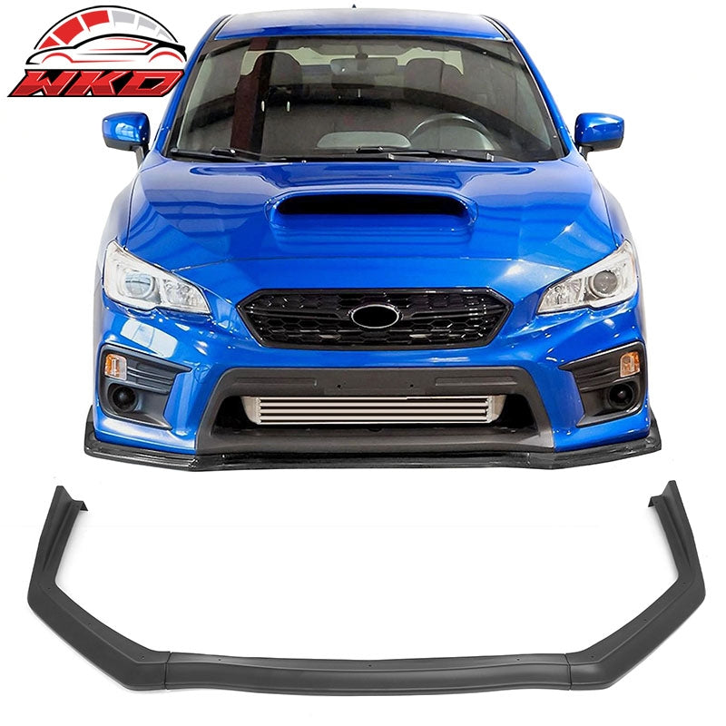 Wholesale 15-21 Subaru WRX & WRX STI Matte Black Front Bumper Lip Spoiler 3PCS Set - Wikond Auto