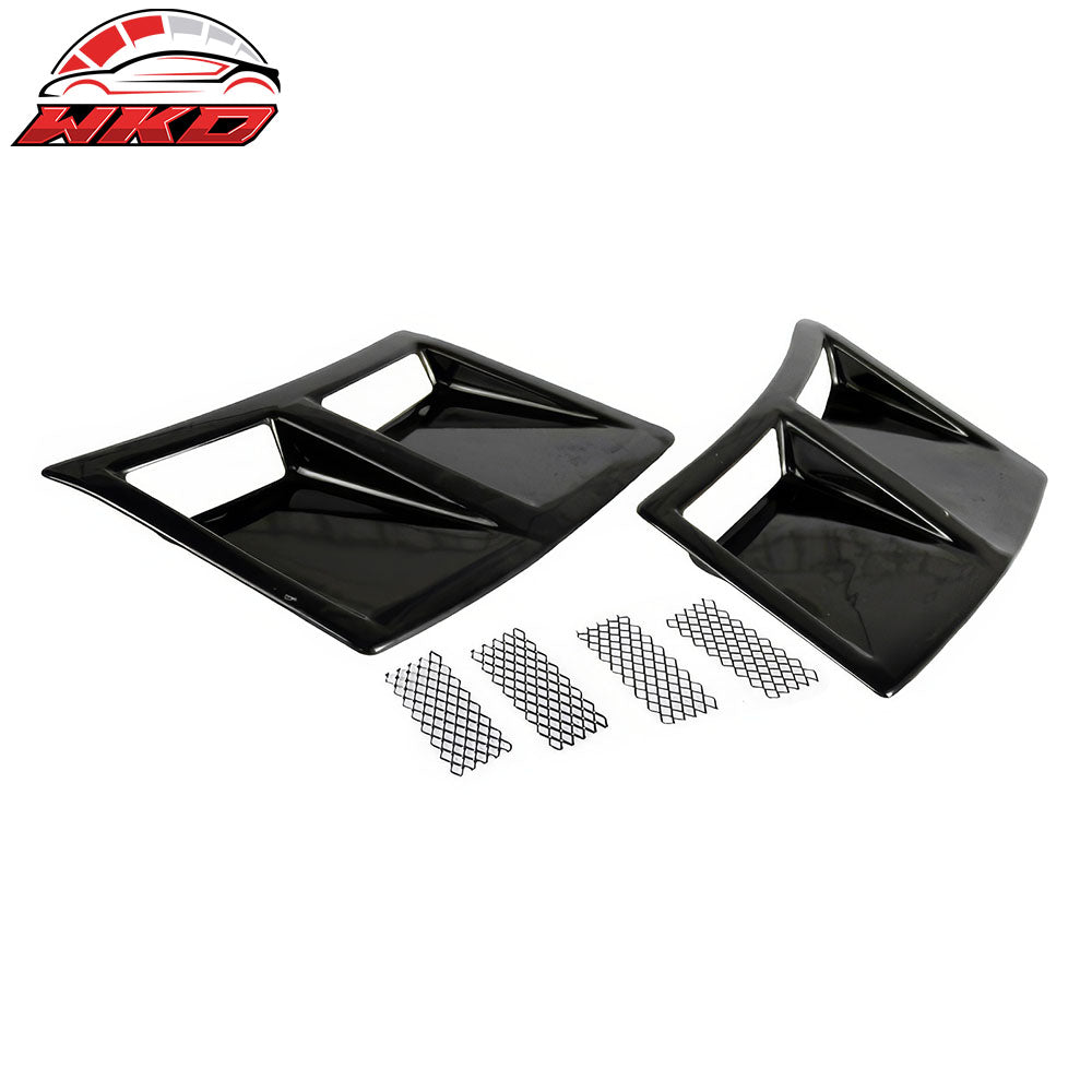 Wholesale 15-21 Subaru WRX & STI 2PCS Rear Bumper Side Fender Vent Unpainted Black