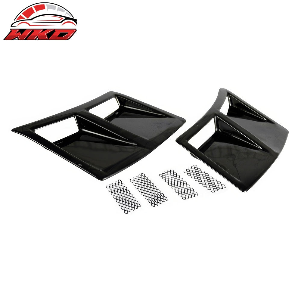 Wholesale 15-21 Subaru WRX & STI 2PCS Rear Bumper Side Fender Vent Unpainted Black