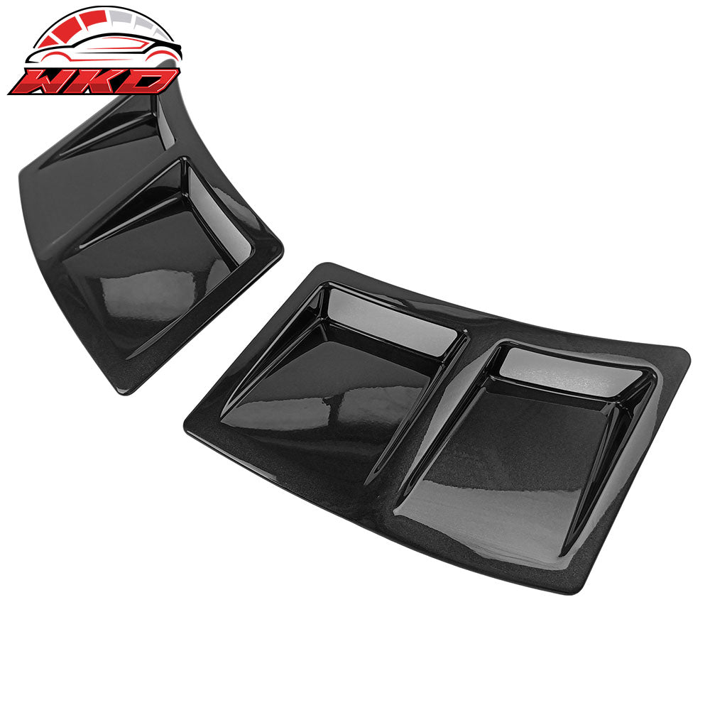 Fits 15-21 Subaru WRX STI Style Rear Bumper Side Fender Vent Painted #61K Gray
