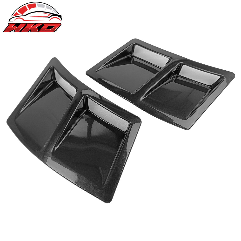 Fits 15-21 Subaru WRX STI Style Rear Bumper Side Fender Vent Painted #61K Gray