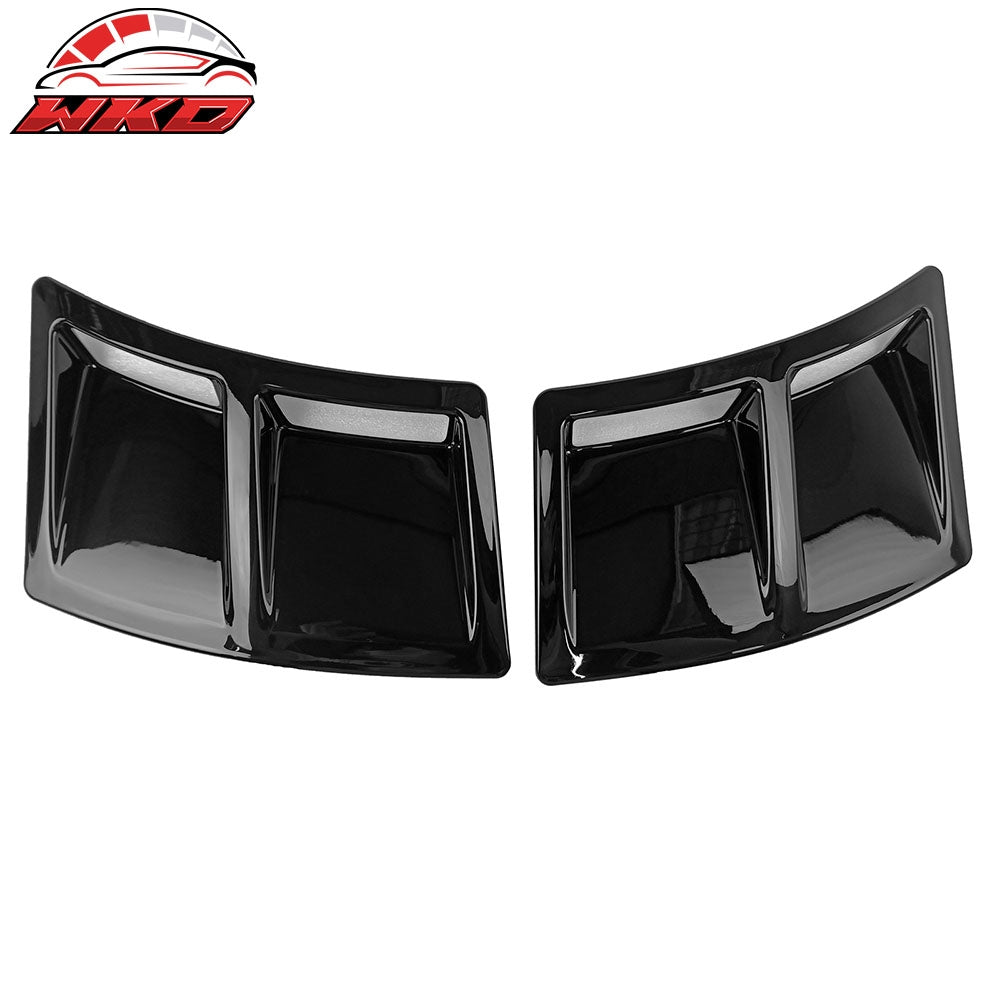 Wholesale 15-21 Subaru WRX STI Style Rear Bumper Side Fender Vent Painted #D4S Black