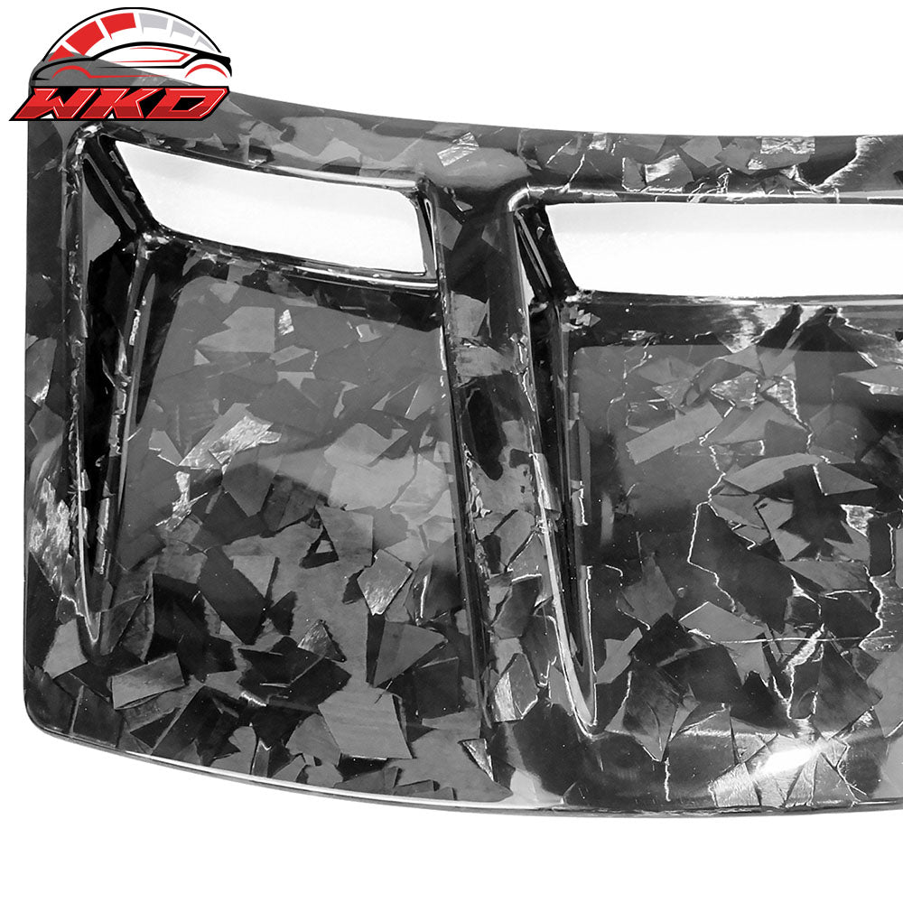 Fits 15-21 Subaru WRX STI Style Rear Bumper Side Fender Vent Forged Carbon Fiber