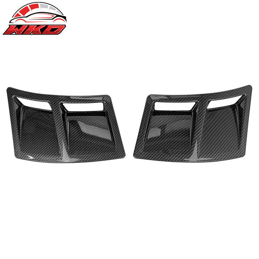 Wholesale 15-21 Subaru WRX STI Style Carbon Fiber Print Rear Bumper Side Fender Vent