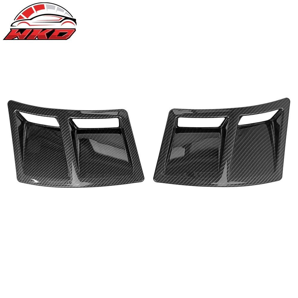 Wholesale 15-21 Subaru WRX STI Style Carbon Fiber Print Rear Bumper Side Fender Vent