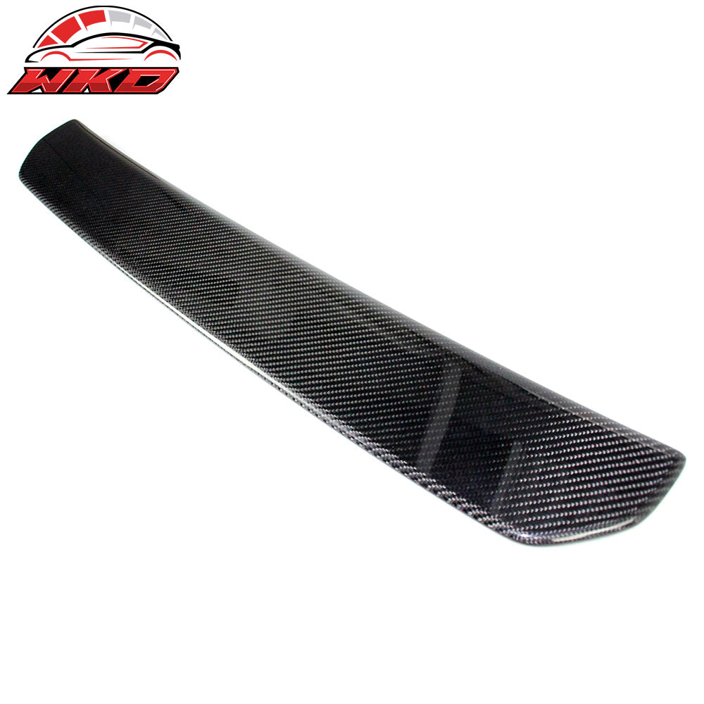 Fits 15-21 Subaru WRX STI Style Carbon Fiber CF Rear Bumper Lip Diffuser Add on