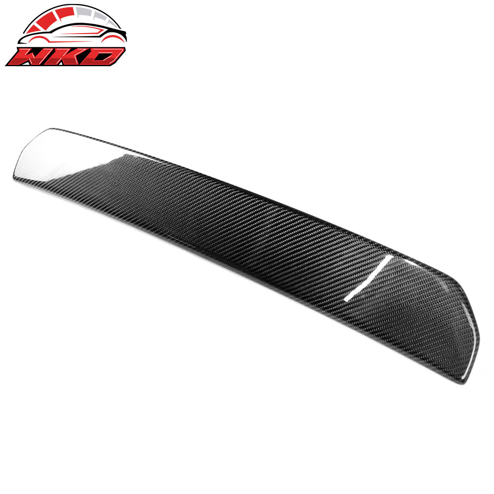 Fits 15-21 Subaru WRX STI Style Carbon Fiber CF Rear Bumper Lip Diffuser Add on