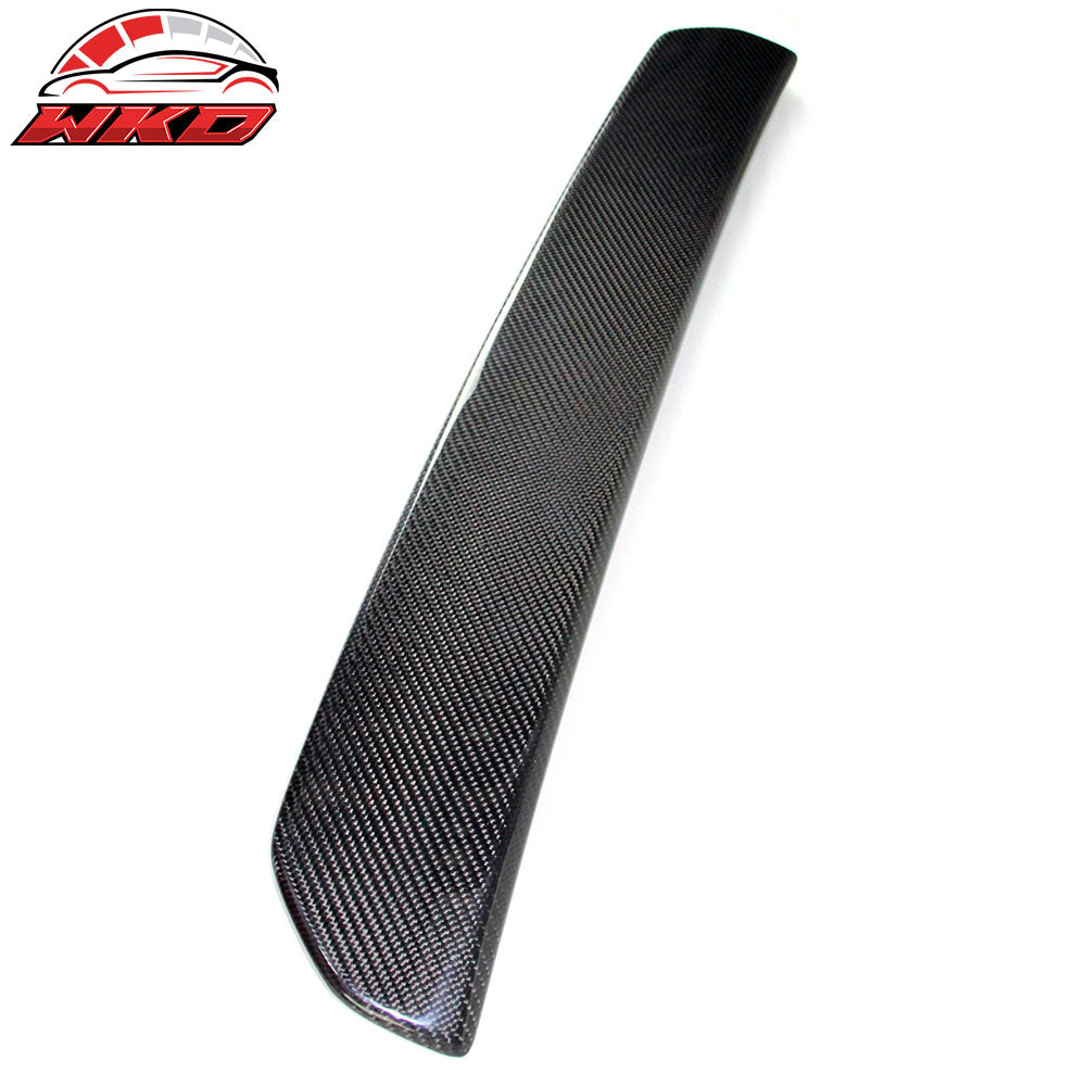 Fits 15-21 Subaru WRX STI Style Carbon Fiber CF Rear Bumper Lip Diffuser Add on
