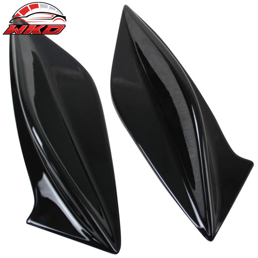Wholesale 15-21 Subaru WRX & STI DTO Style Gloss Black Trunk Spoiler Side Fins Add on