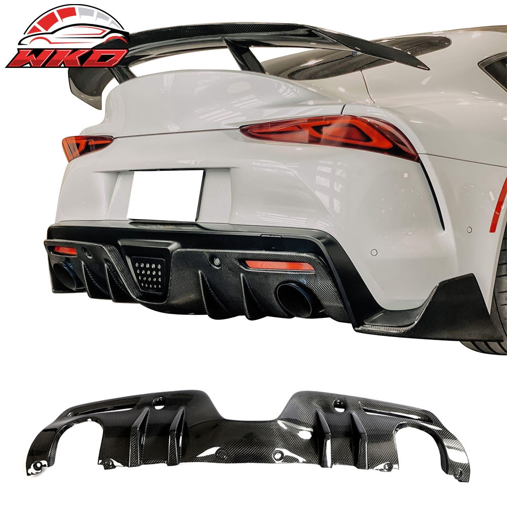 Wholesale 20-26 Toyota GR Supra A90 A91 AG Style Rear Diffuser Gloss Carbon Fiber CF