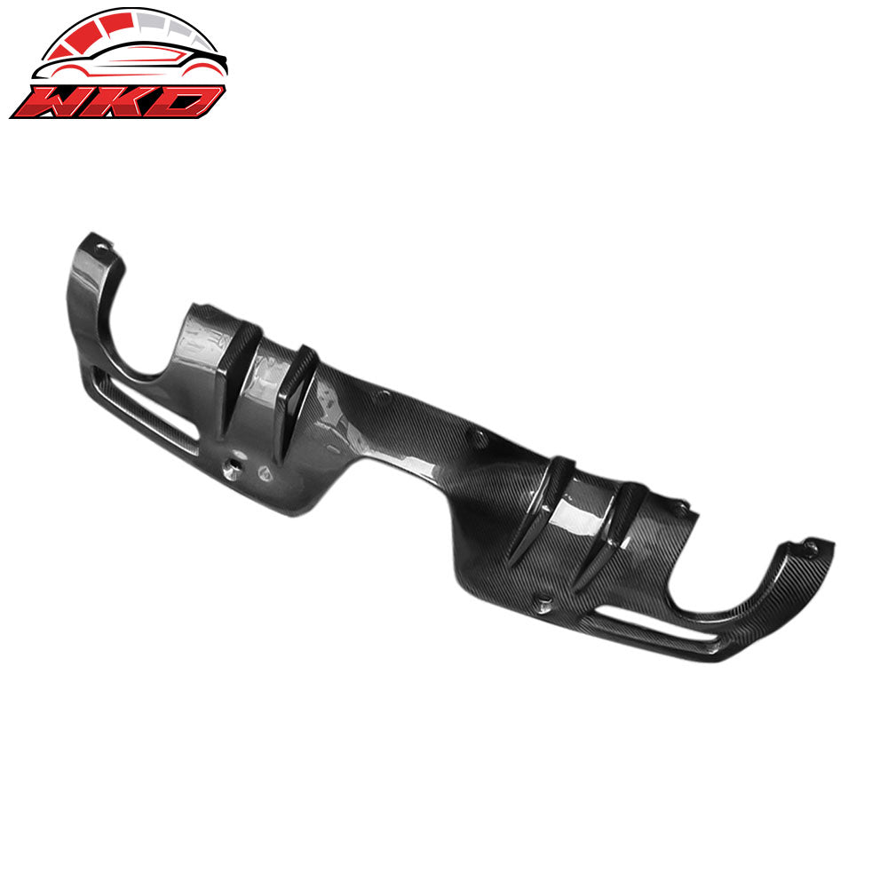 Fits 20-25 Toyota GR Supra A90 A91 AG Style Rear Diffuser Gloss Carbon Fiber CF