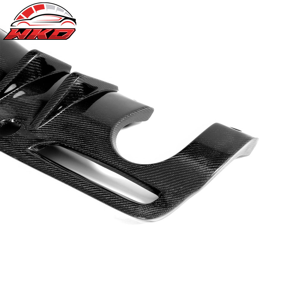 Fits 20-25 Toyota GR Supra A90 A91 AG Style Rear Diffuser Gloss Carbon Fiber CF