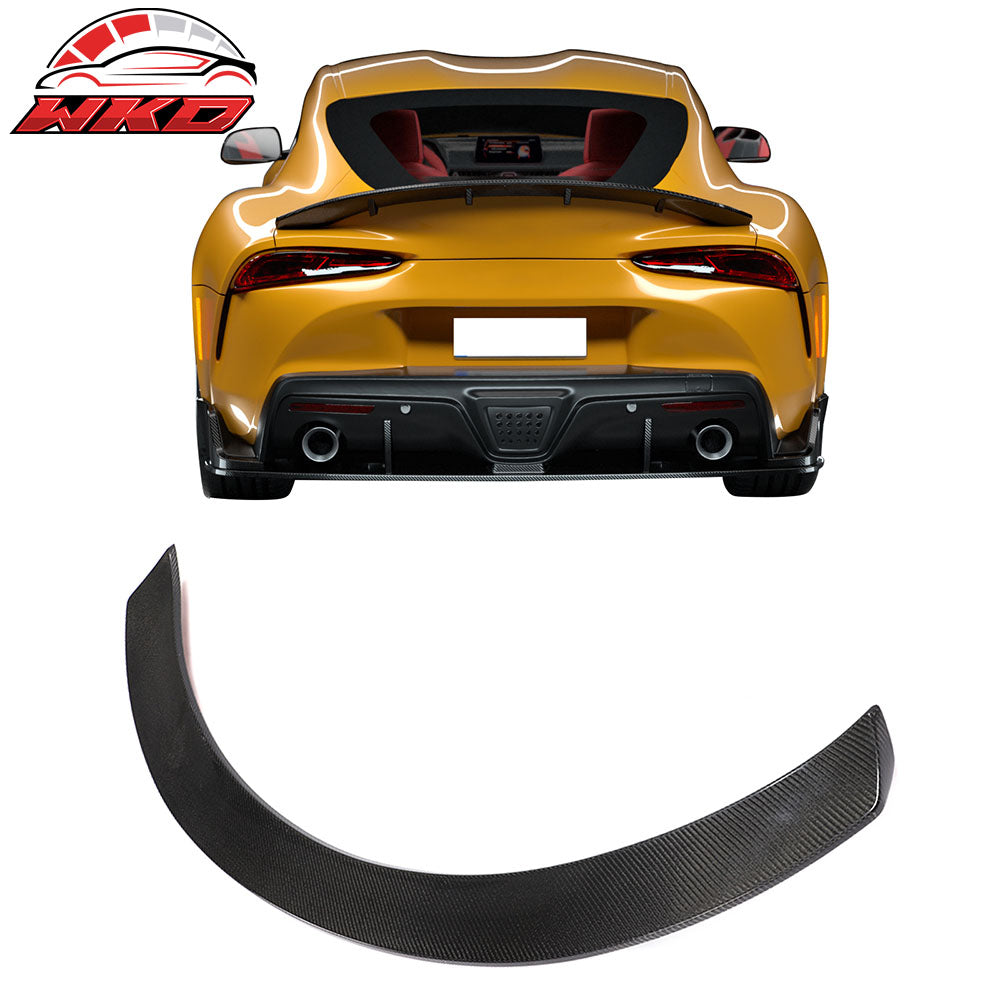 Fits 20-25 Toyota GR Supra A90 A91 MZ Speed Trunk Spoiler Gloss Carbon Fiber CF
