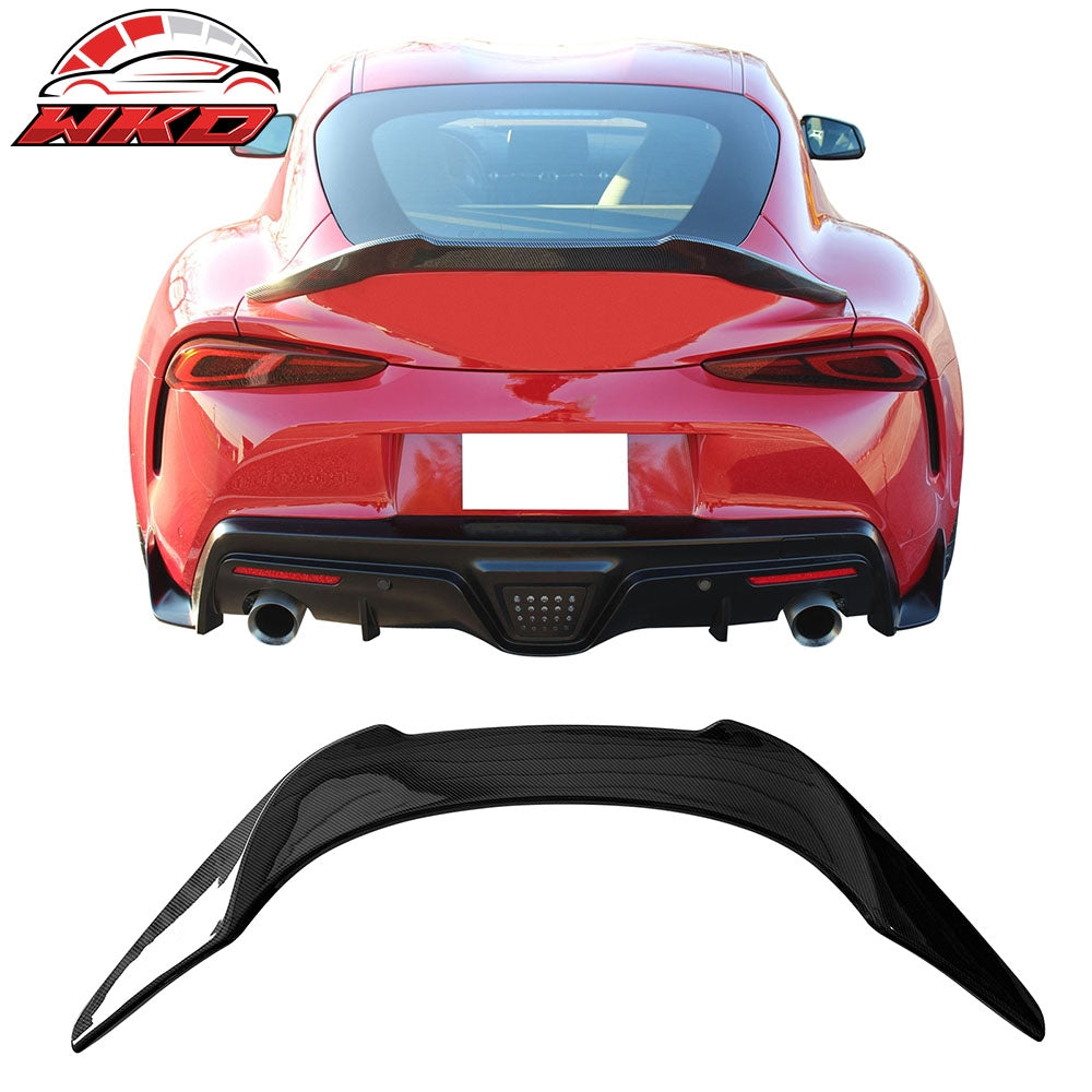 Wholesale 20-26 Toyota GR Supra A90 A91 Rear Trunk Spoiler V Style Carbon Fiber Print