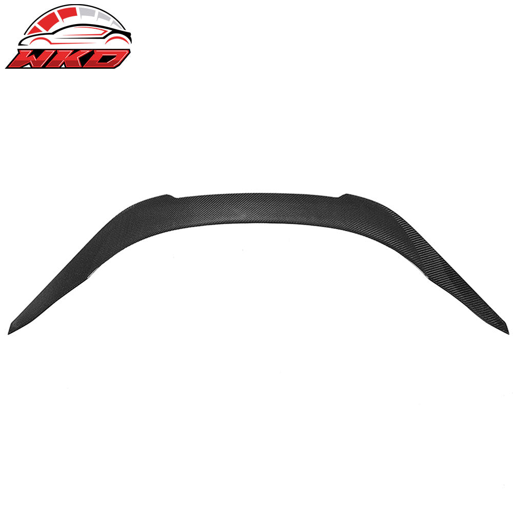 Fits 20-25 Toyota GR Supra A90 A91 V Style Rear Trunk Spoiler Gloss Carbon Fiber
