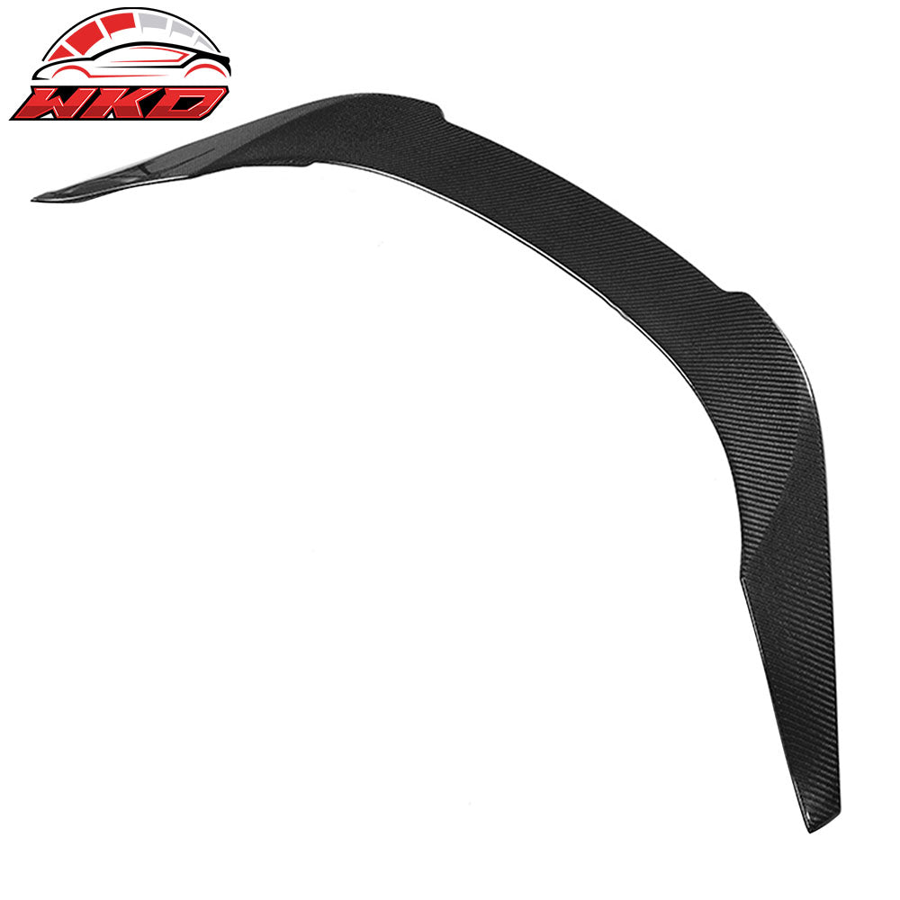Fits 20-25 Toyota GR Supra A90 A91 V Style Rear Trunk Spoiler Gloss Carbon Fiber